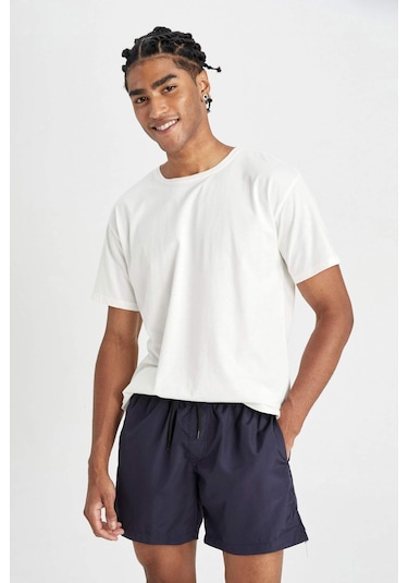 DeFacto File Astarlı Kısa Boy Deniz Şortu X2955AZ24HSIN75