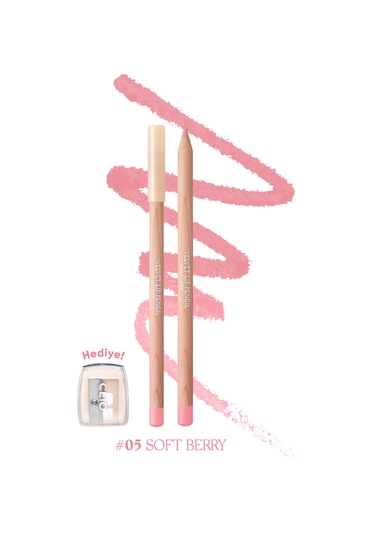Clio Velvet Lip Pencil Set 05 Soft Berry