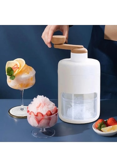 Tongxida 500ml Buz Tıraş Makinesi El Krank Çok Renkli, Çok Fonksiyonlu İle Çalışan Çok Renkli