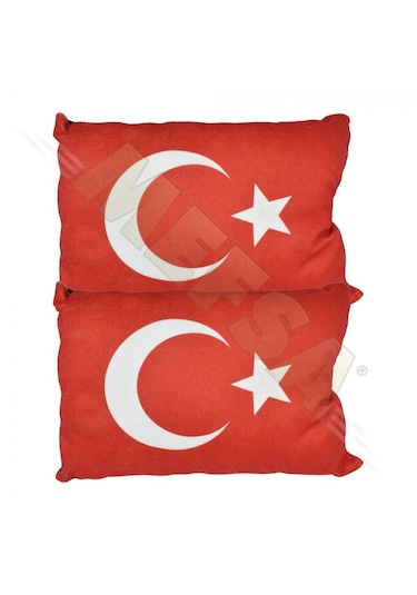 Point Araba Ortopedik Boyun Yastığı Oto Boyun Yastığı Türk Bayrağ