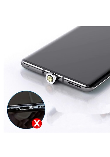 Microcase AL4769 7 Pin Yuvalı Manyetik Lightning Şarj Kablo Başlığı