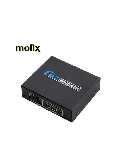 Molix 2 Port Hdmı Çoğaltıcı Splitter Hdmı 1.4V Çoklayıcı Dağıtıcı