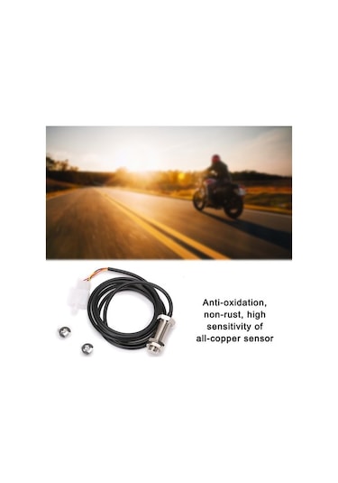 Fortunelane Motosiklet Atv Hızı Devir Ölçer: Dayanıklı Bakır Sensör + Mıknatıslar - Yüksek Hassasiyetli
