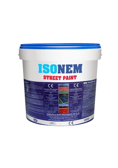 Isonem Street Paint Su Bazlı Zemin Kaplaması 5 Kg.kiremit