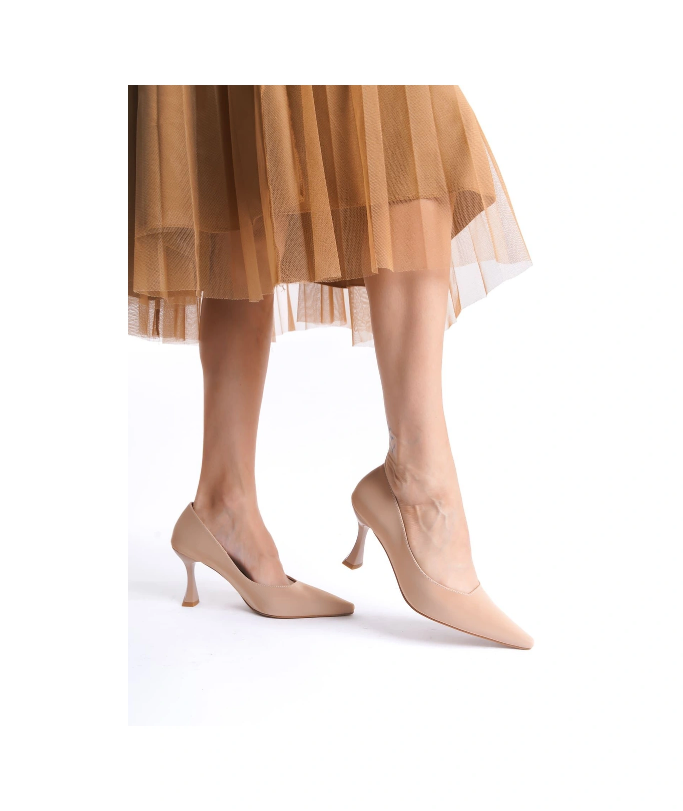 Kocadal Kocadal Cordelia Kadın Nude Saten Stiletto Muhtelif