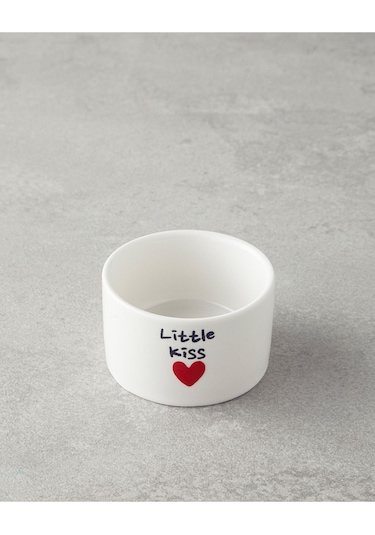 Lovely Stoneware 4'lü Çerezlik 6,5 Cm Kırmızı