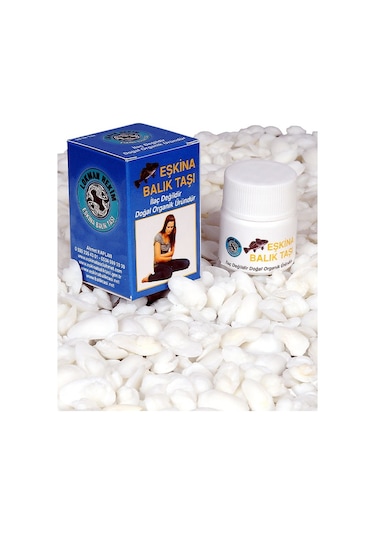 Eşkina Balık Taşı 56 Adet 2 Kutu Öğütülmüş Toz Hali