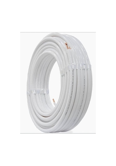 Klima Bakır Boru 9 Mm Çiftli 1/4" X 0 8 + 1/2" X 0 8 Mm Maxı 10 Metre