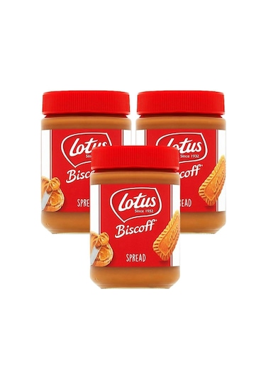 Lotus Biscoff Sürülebilir Karamelize Bisküvi Ezmesi 3 x 400 G