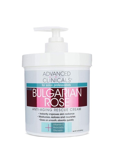 Advanced Clinicals Bulgar Gülü Anti-aging Rescue Krem 454 G