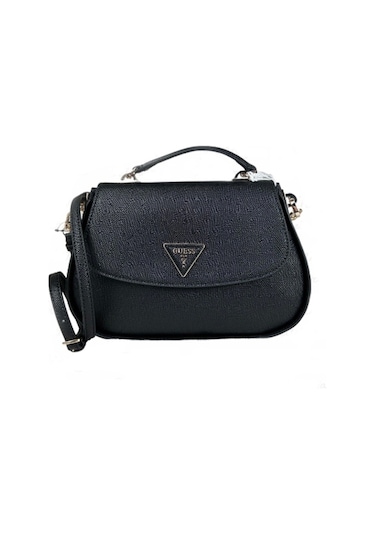 Guess Kadın Siyah Eco Jazlynn Omuz Çantası Siyah