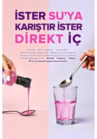 Zühre Ana 5 Tip Hidrolize Kolajen Peptit İçeren Collagen Şurubu 250 ML