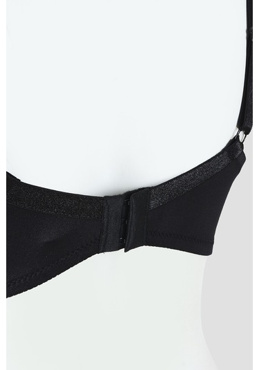 Loya Kadın Siyah Bow Hafif Destekli Sütyen Siyah