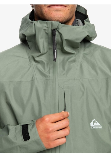 Quiksilver Over Cast Gore Tex Jk Erkek Mont-27702-yeşil