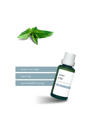 Sabunal Nane Yağı 30 ML - Cilt Bakım ve Ferahlatıcı Aromaterapi Yağı