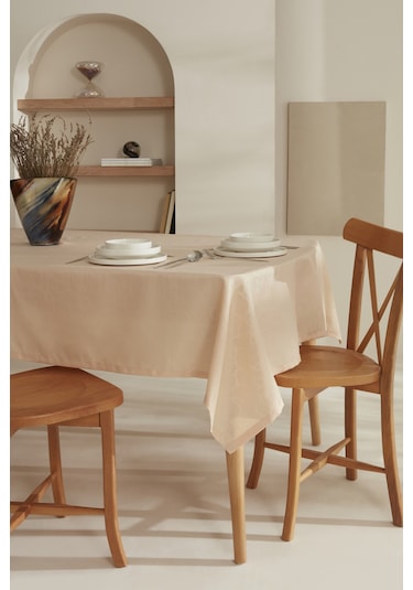 Karaca Home Pebble Masa Örtüsü Ekru Ekru