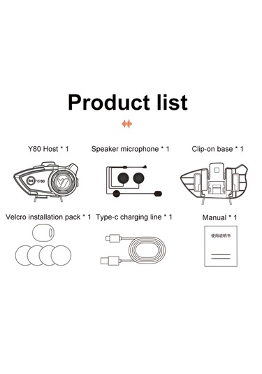 Beemen Y80 Bluetooth Motosiklet Kask Kulaklık Intercom