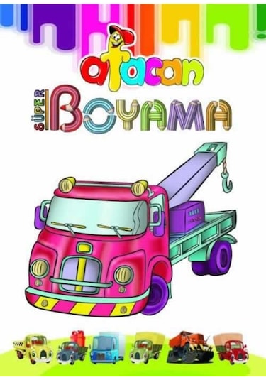 Ata Afacan Süper Kalın Boyama Kitabı 6
