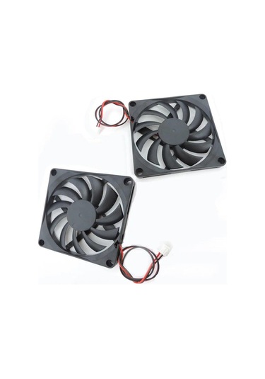 8cm 8010 Dc 5v 12v 24v Soğutma Fanı Fırçasız Reprap 3d Yazıcı Parçaları Dc Soğutucu 80x80x10mm Plastik Fan 2pin 8010 24v 3pcs