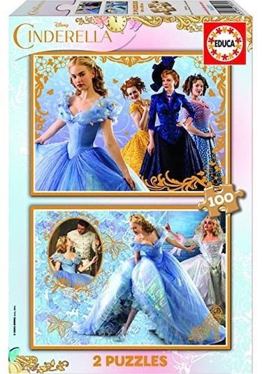 Educa 2x100 Parça Cindirella Çocuk Puzzle