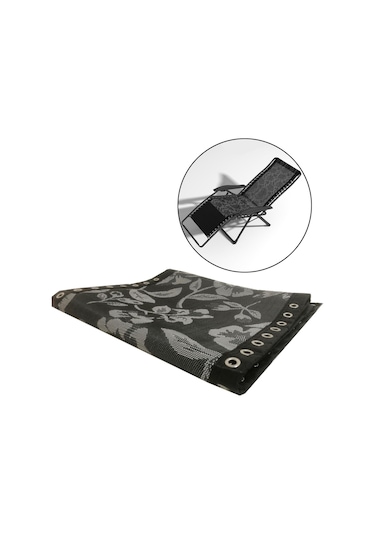 Suntek Katlanır Askılı Sandalyeler Sandalye Açık Çim Siyah