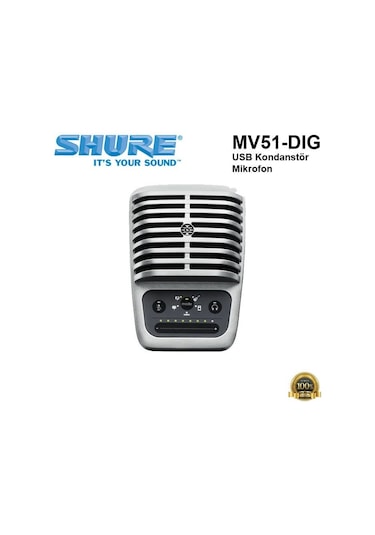 Shure Mv51-Dıg Usb Kondanstör Mikrofon