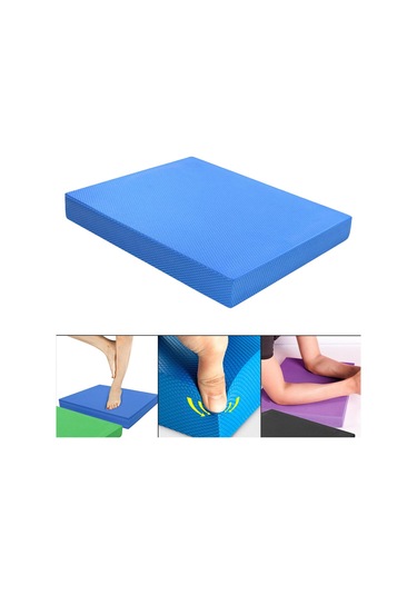 Suntek Denge Pedi Eğitmen Yoga Mat Köpük Esneme Stabilite Mavi Mavi