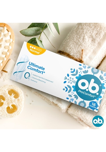 O.B. Pro Ultimate Comfort Normal Tampon 16'lı