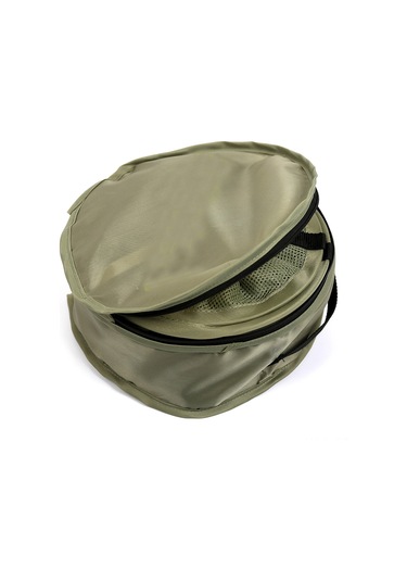 Symbee Askeri Yeşili 6 Katlı Bitki Kurutma Ağı - 60 Cm Çaplı Askı Tipi Çok Katlı Ot, Çiçek, Fıstık Kurutma Rakımı