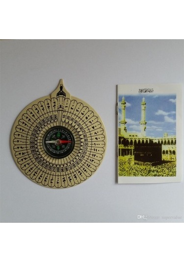 Nikula Cüzdan Şeklinde Kıble Tayini için Pusula