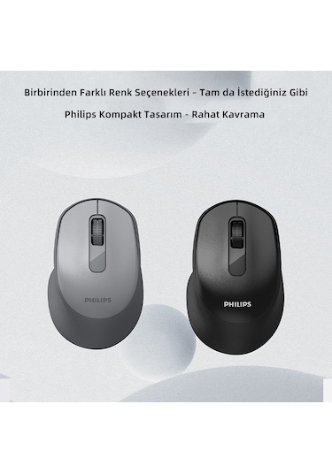 Philips SPK7448 Kablosuz 1600dpı 3 Tuşlu Optik Mouse