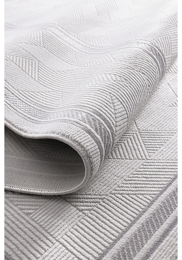 Koza Hayad Gri Halı Salon Ve Oturma Odası Yatak Odası Koridor M Gri