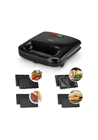 Goldmaster GM-7452 Trimax 800 W Mini Tost ve Waffle Makinesi