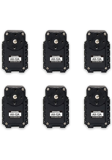 Dynamixel Ax-12a Smart Robot Actuator - Bulk Paket 6 Adet Servo Motor