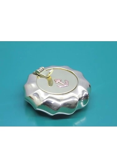 Pirinç Çapalı Kapaklı Küllük 7 Cm