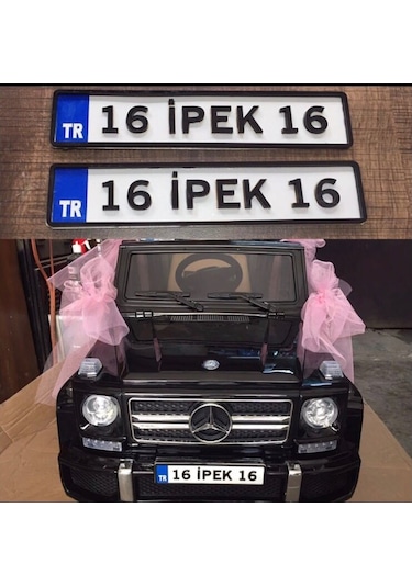 Akülü Araba Plakası 273899207
