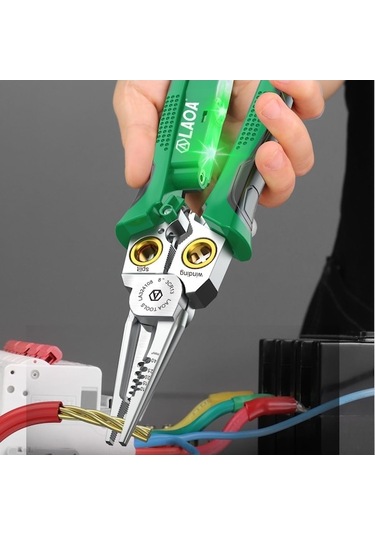 Moly Lenox Elektrik Ölçüm Fonksiyonlu Laoa 8 Arada Tel Sıyırma Pensesi 58106540