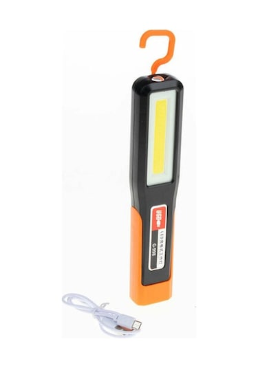 Gold Orion Led Fener Mıknatıslı Şarjlı Or-998 Siyah