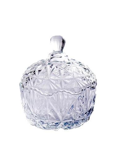 Kristal Cam Şekerlik Lokumluk 250ml Çap10cm