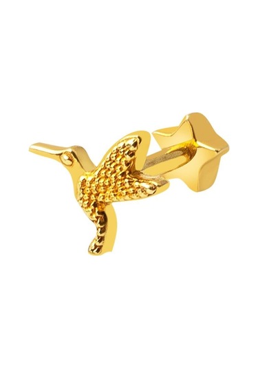 Bilezikci  Minik Kuş 14 Ayar Altın Tragus Küpe Kphss14k22478 Sarı