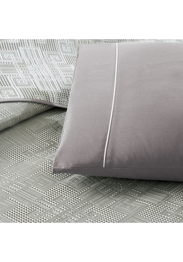 Taç Jakar Vıgnes Çift Kişilik Pike Takımı Antrasit 000000001000050042 Antrasit