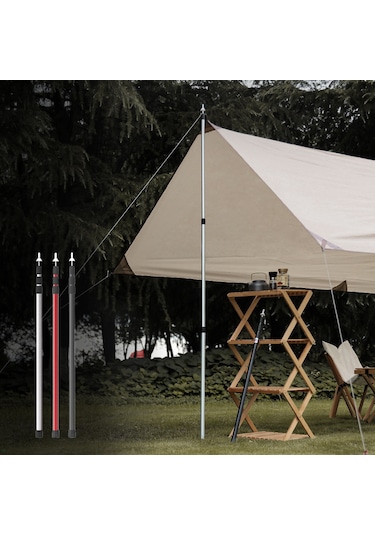 Monyee Nylon Kamplık Klipsi, Çok Amaçlı Dış Mekan Tutucu, Feneri/perdeyi Sabitler, Rüzgar Direnci, Kahverengi, 1 Adet Haki