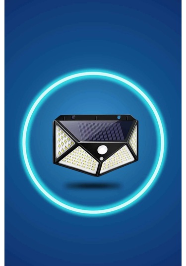 Bahçe Lambası Bahçe Aydınlatma Sensörlü Suya Dayanıklı 100 Led Çok Renkli