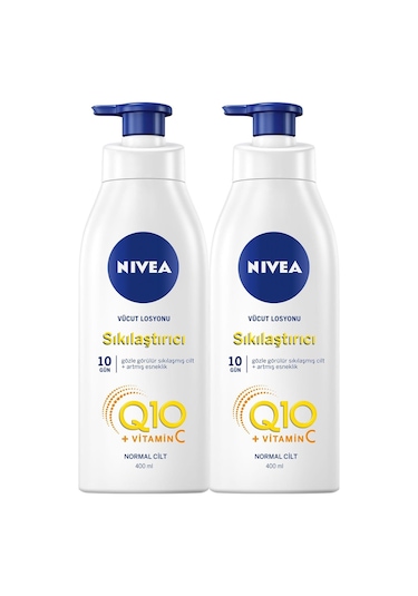 Nivea Q10 Vitamin C Sıkılaştırıcı Vücut Losyonu 2 x 400 ML