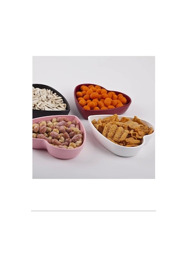 4 Parça Kalp Çerezlik Royaleks-m11349 Çok Renkli