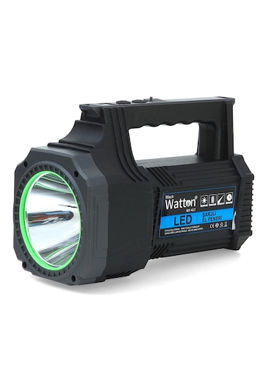 Watton Wt-417 Led Şarjlı El Feneri 25w