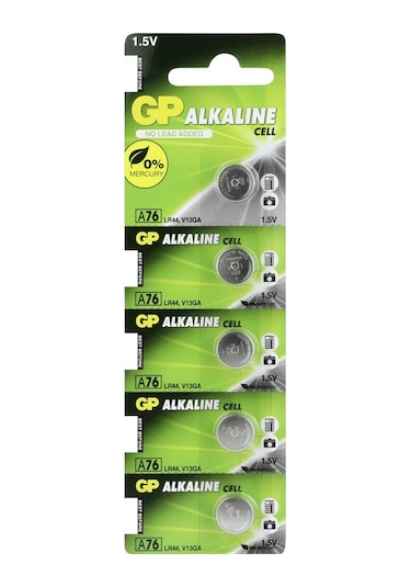 Gp Lr44 A76 1.5v Lin Pil 5'li Paket