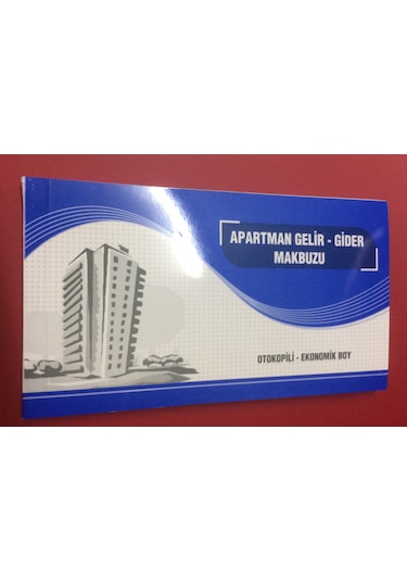 Apartman Gelir Gider Makbuzu Otokopili Ekonomik Boy