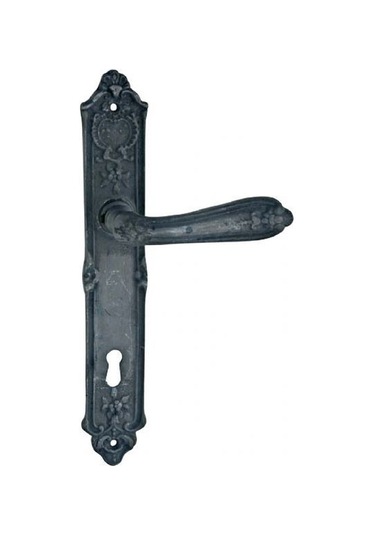 Prinç Döküm Antik Siyah Rustik Eskitme,ferforje Tipi Osmanlı Kapı Kolu Hft01021