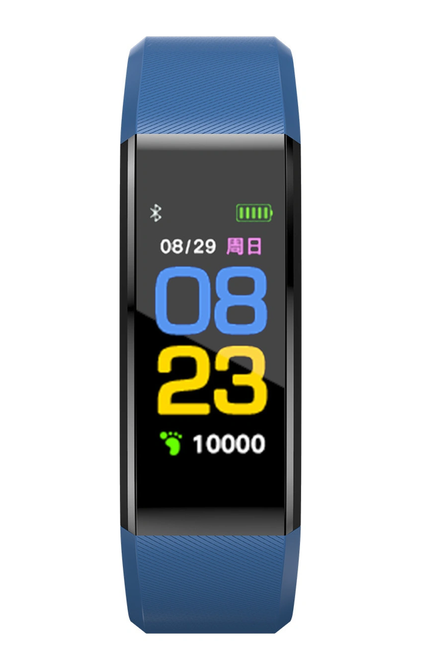 Xindoker 115plus Siyah Akıllı Spor Bileklik - Adım Sayıcı, Kalp Atımı, Kan Basıncı İzleme, Bluetooth Bildirimleri - Fitpro Arka Paneliyle Hediye Seçeneği Çok Renkli